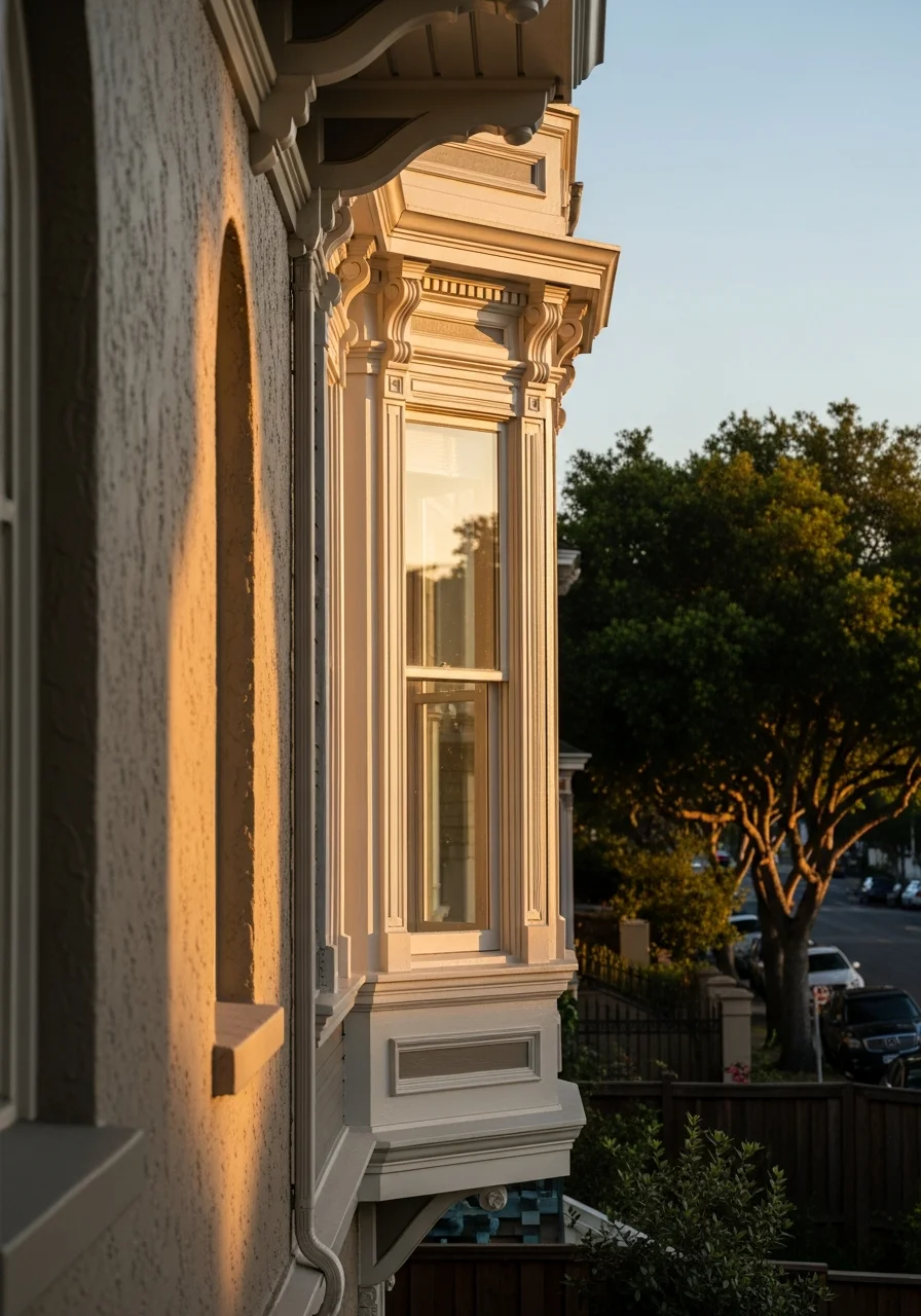 Historic Victorian homes in Berkeley neighborhood, showcasing architectural diversity in Alameda County